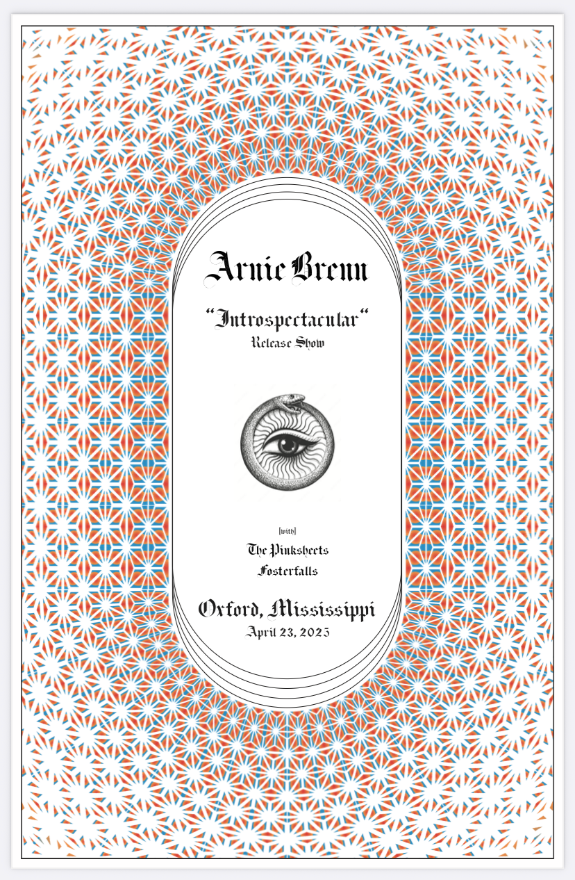 Arnie Brenn Oxford, MS Show Poster 11x17" (#1)